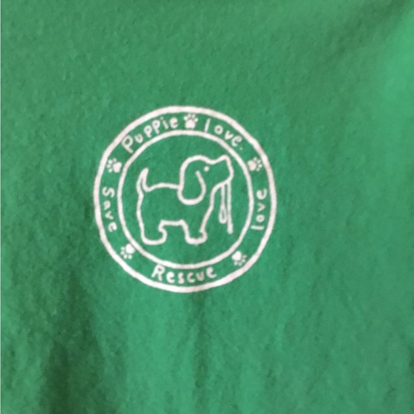 Girls/Youth Puppy Love Christmas Santa Long Sleeve Shirt - Picture 3 of 5